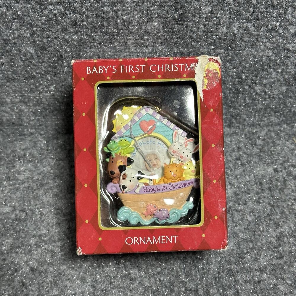 NOB! American Greetings (2005) Baby's 1st Christmas Ornament Noah's Ark Place